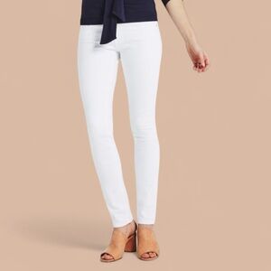 AG Stilt Cigarette White Jeans 29